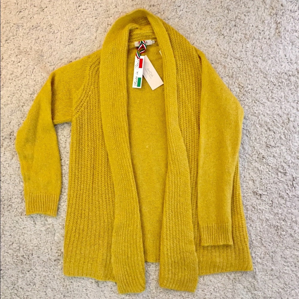 Vibrant yellow Aida Sweater